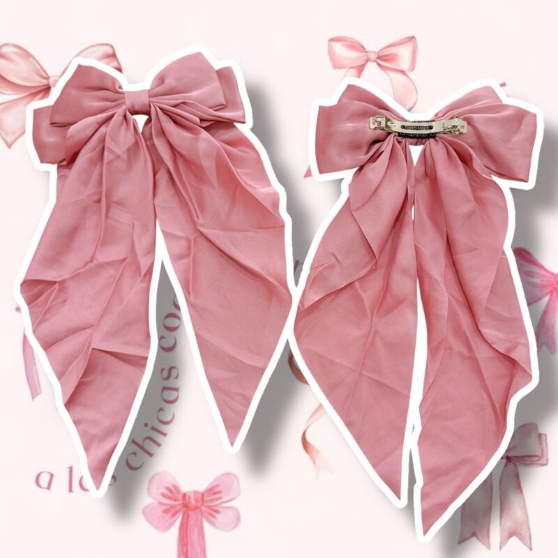 MOÑO COQUETTE ROSA – Frida Joyería
